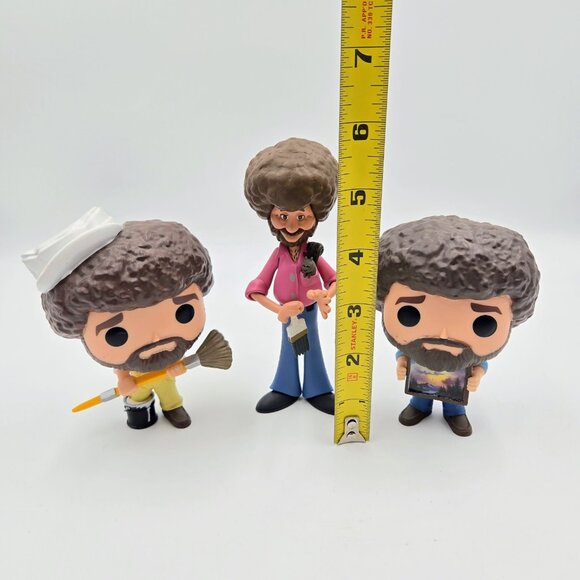 Bob Ross Funko Pop Vinyl And NECA Action Figure Lot Paintbrush 559 560 Target - Picture 3 of 16